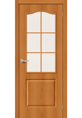 Межкомнатная дверь 32С, со стеклом, цвет МиланОрех Межкомнатная дверь 32С, со стеклом, цвет МиланОрех