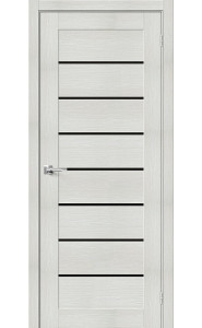 Межкомнатная дверь Браво-22, со стеклом, цвет Bianco Veralinga Межкомнатная дверь Браво-22, со стеклом, цвет Bianco Veralinga