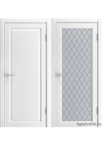 Межкомнатная дверь White эмалит Белый